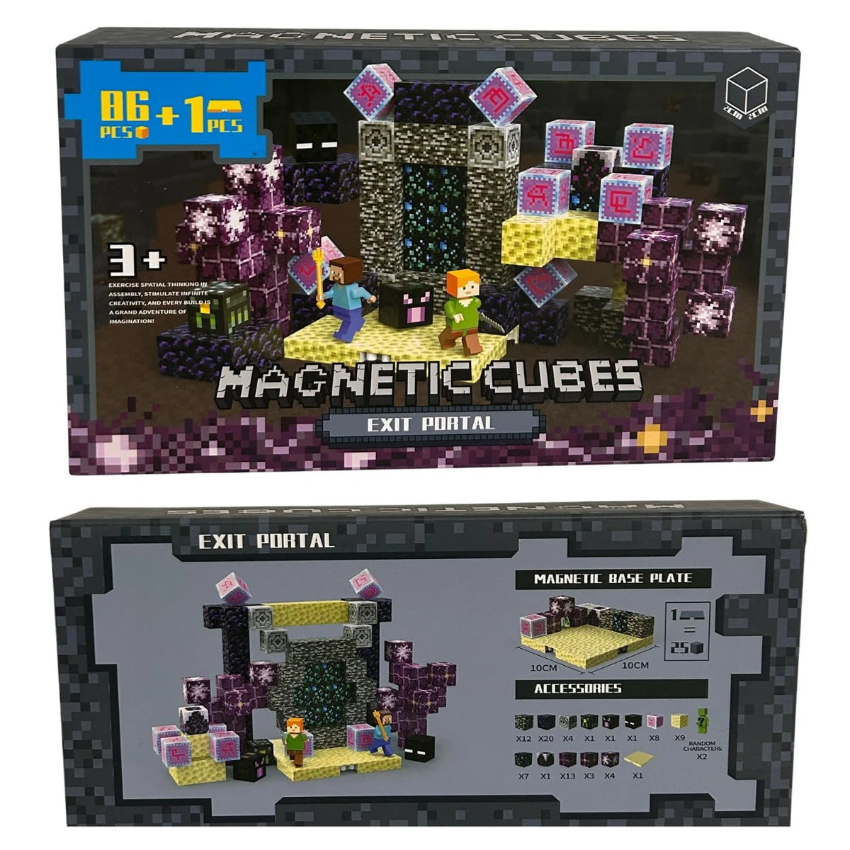 Bloques Magnéticos Minecraft 86 Piezas