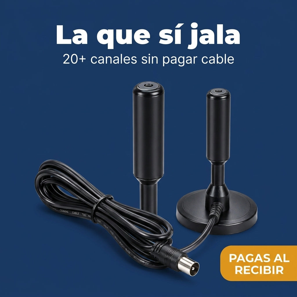 Antena De Tv Abierta Digital - Más canales sin pagar cable