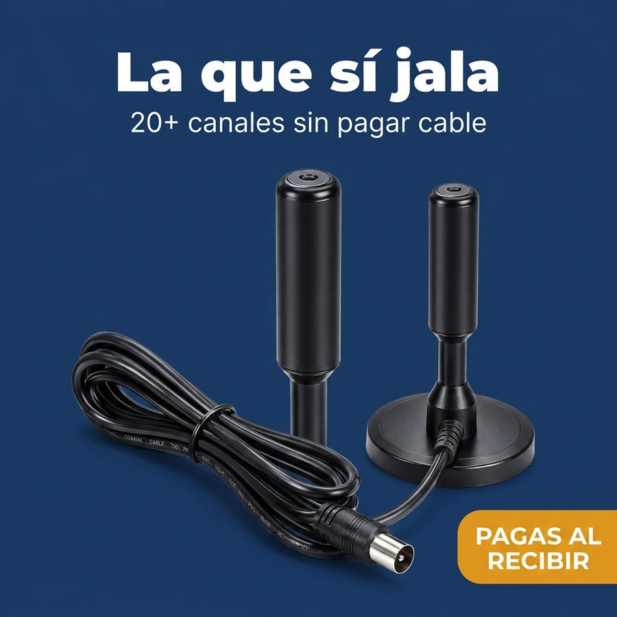 Antena De Tv Abierta Digital - Más canales sin pagar cable