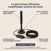 Antena De Tv Abierta Digital - Más canales sin pagar cable