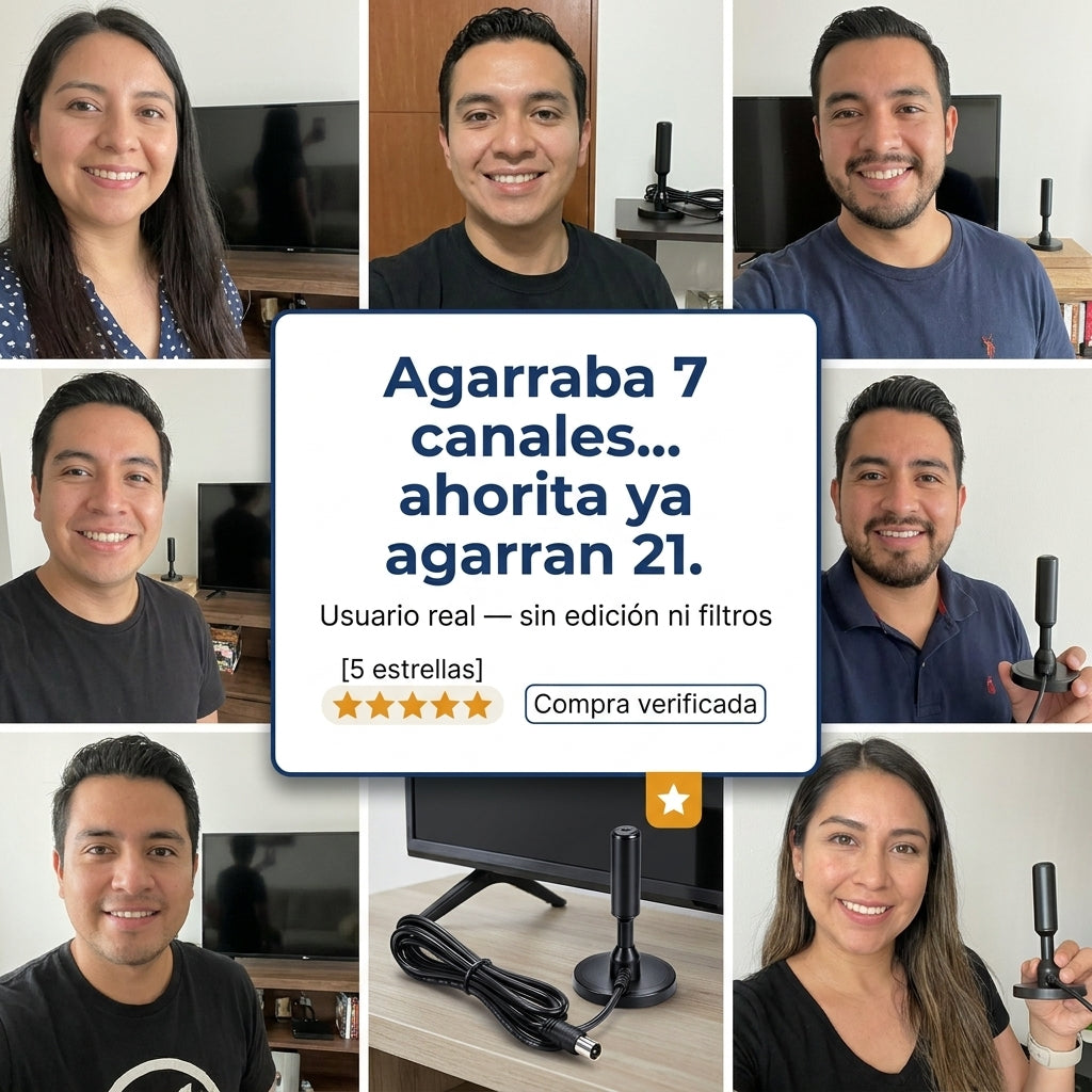 Antena De Tv Abierta Digital - Más canales sin pagar cable