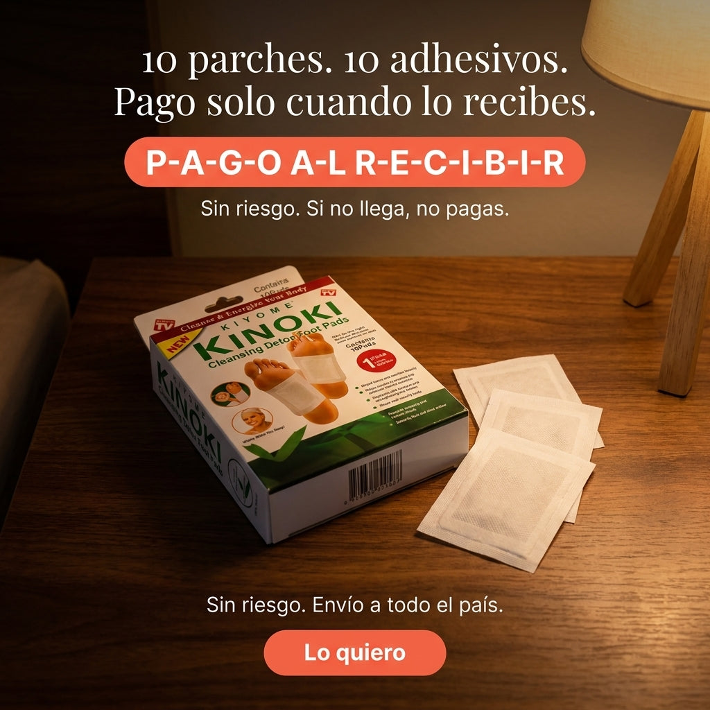 Parches Detox Pies Kinoki - El ritual que cambia tus mañanas