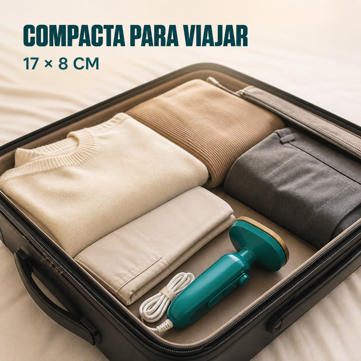 Mini Plancha Portátil con Vapor 30 W – Hogar y Viajes